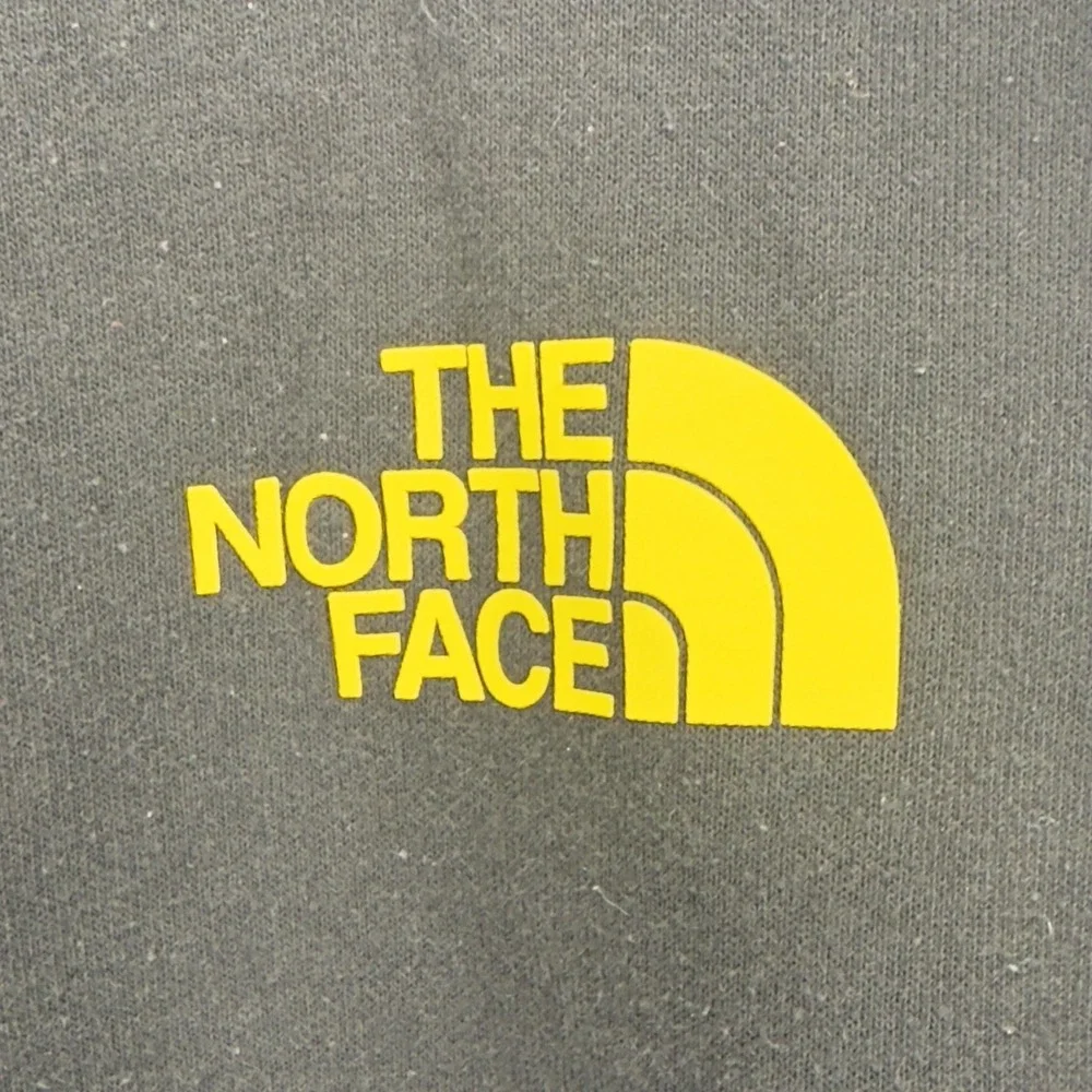 The North Face Sweatshirt Mens Small Black Logo Back Graphic Fleece Pullover